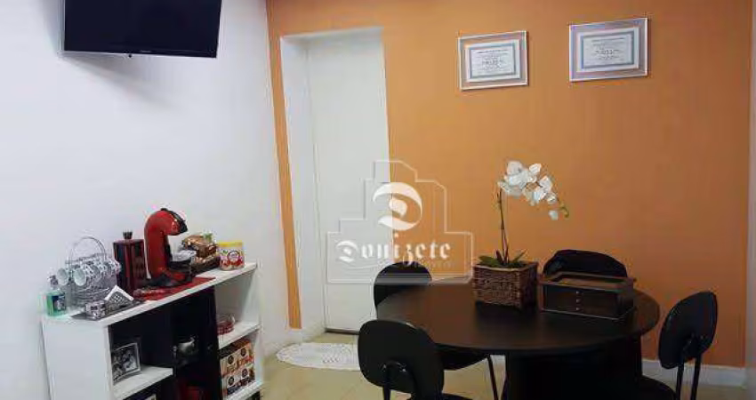Sala, 55 m² - venda por R$ 370.000,00 ou aluguel por R$ 3.090,66/mês - Centro - Santo André/SP