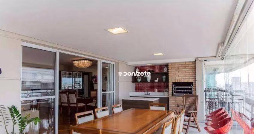Apartamento com 3 dormitórios à venda, 168 m² por r$ 2.200.000,00 - jardim - santo andré/sp