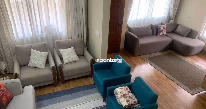Sobrado com 3 dormitórios à venda, 194 m² por r$ 1.400.000,00 - campestre - santo andré/sp