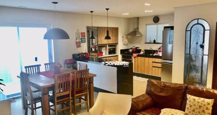 Casa com 3 dormitórios à venda, 183 m² por r$ 799.999,91 - jardim paraíso - santo andré/sp