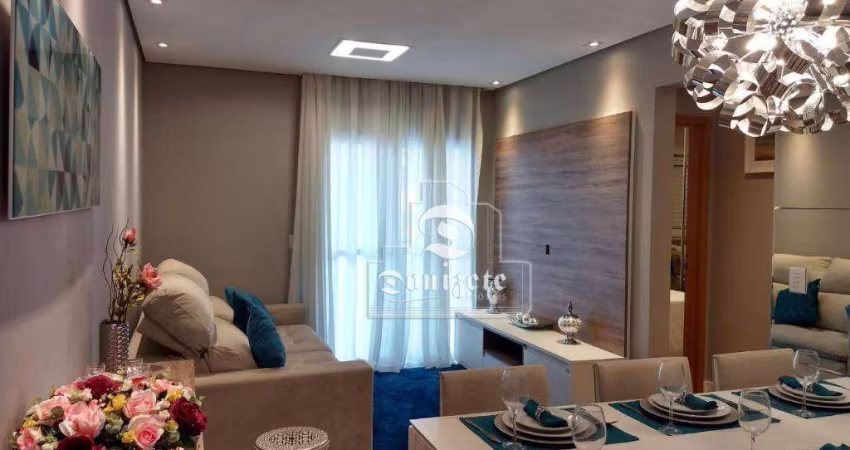 Apartamento com 2 dormitórios à venda, 64 m² por R$ 575.000,02 - Campestre - Santo André/SP