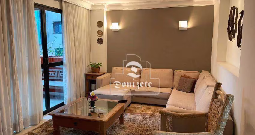 Apartamento com 3 dormitórios à venda, 178 m² por r$ 869.000,00 - vila valparaíso - santo andré/sp