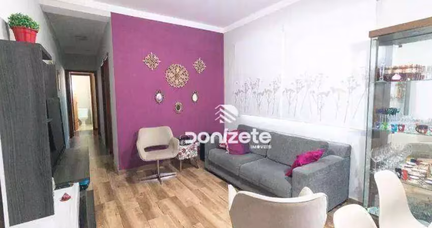 Apartamento com 2 dormitórios à venda, 75 m² por r$ 425.000,00 - campestre - santo andré/sp