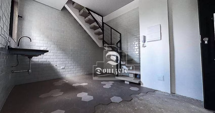 Cobertura à venda, 67 m² por R$ 475.000,01 - Vila Scarpelli - Santo André/SP