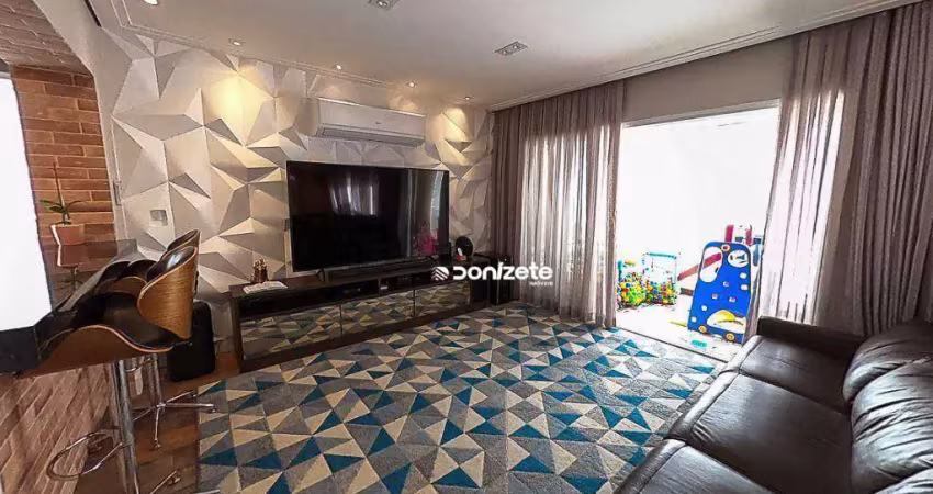 Apartamento à venda, 205 m² por r$ 1.860.000,00 - vila gilda - santo andré/sp