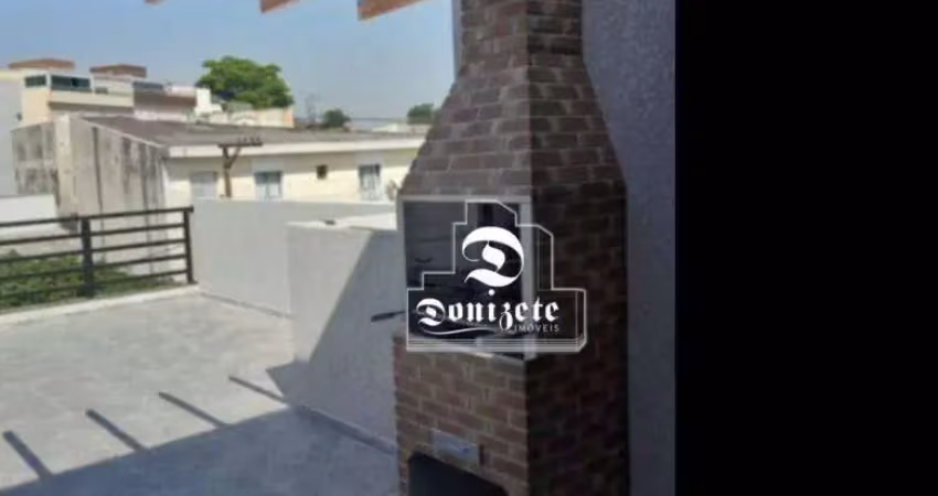 Cobertura com 2 dormitórios à venda, 82 m² por r$ 379.900,01 - vila príncipe de gales - santo andré/sp
