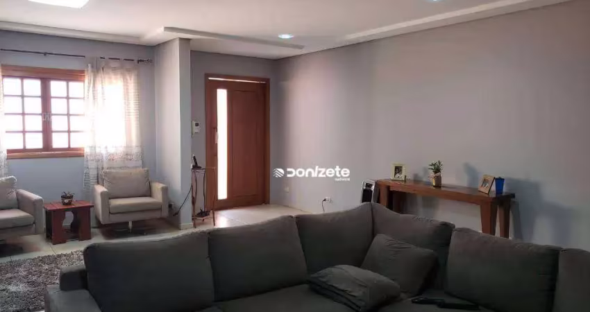 Sobrado com 4 dormitórios à venda, 404 m² por r$ 2.300.000,00 - campestre - santo andré/sp