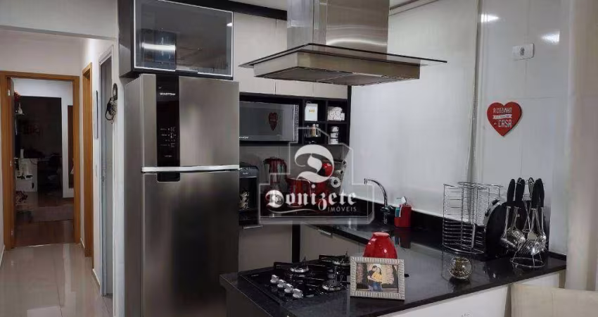 Apartamento à venda, 58 m² por R$ 425.000,10 - Parque das Nações - Santo André/SP