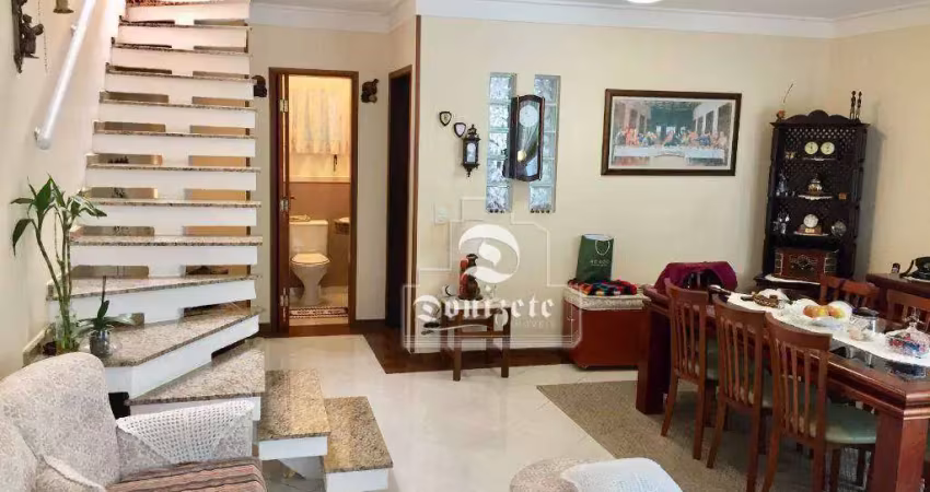 Sobrado com 3 dormitórios à venda, 154 m² por r$ 930.000,00 - jardim paraíso - santo andré/sp
