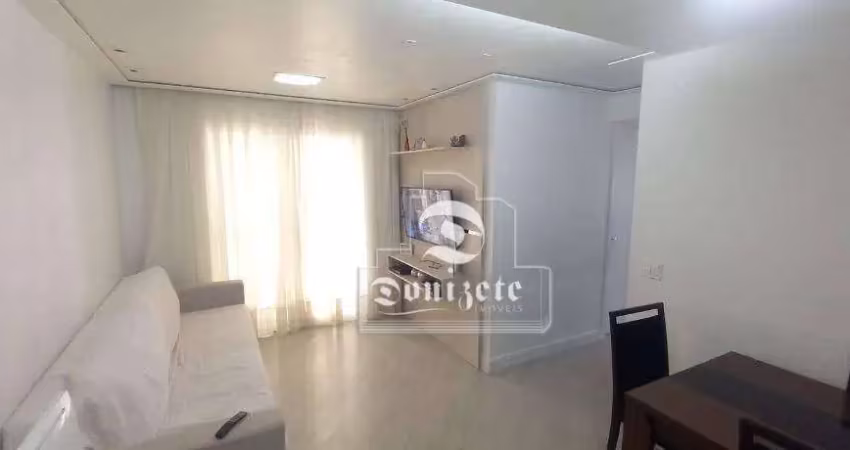Apartamento com 3 dormitórios à venda, 76 m² por r$ 695.000,00 - campestre - santo andré/sp