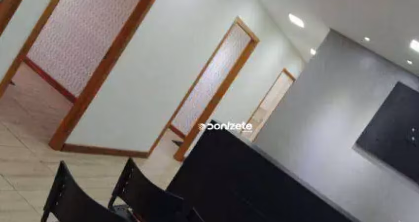 Sala à venda, 101 m² por r$ 900.000,00 - vila homero thon - santo andré/sp
