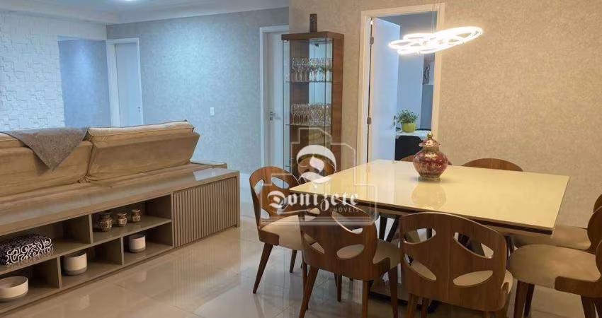 Apartamento com 3 dormitórios à venda, 128 m² por R$ 1.299.000,00 - Centro - Santo André/SP