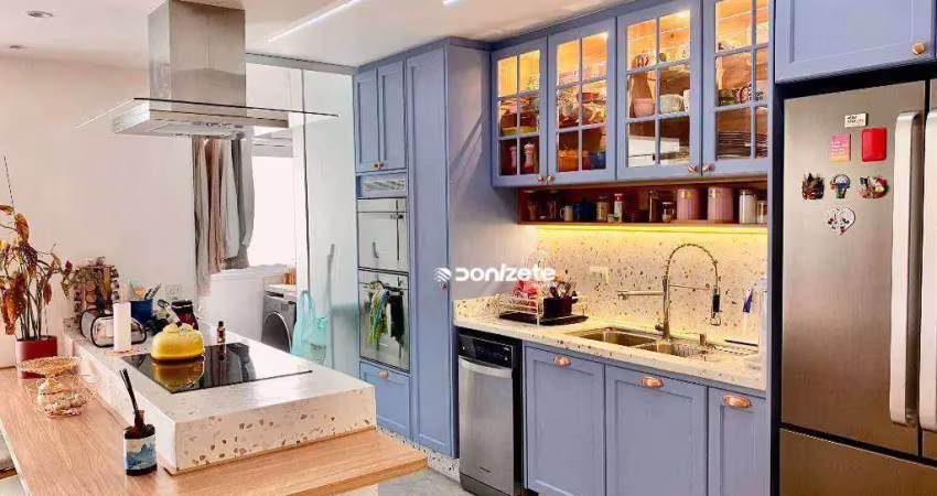 Apartamento com 3 dormitórios à venda, 115 m² por r$ 1.379.990,00 - centro - santo andré/sp