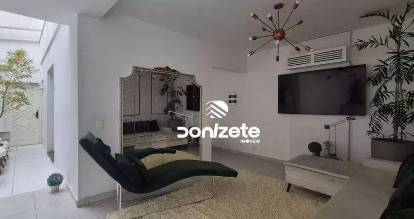 Sobrado com 3 dormitórios, 305 m² - venda por r$ 2.100.000,00 ou aluguel por r$ 10.200,00/mês - jardim - santo andré/sp