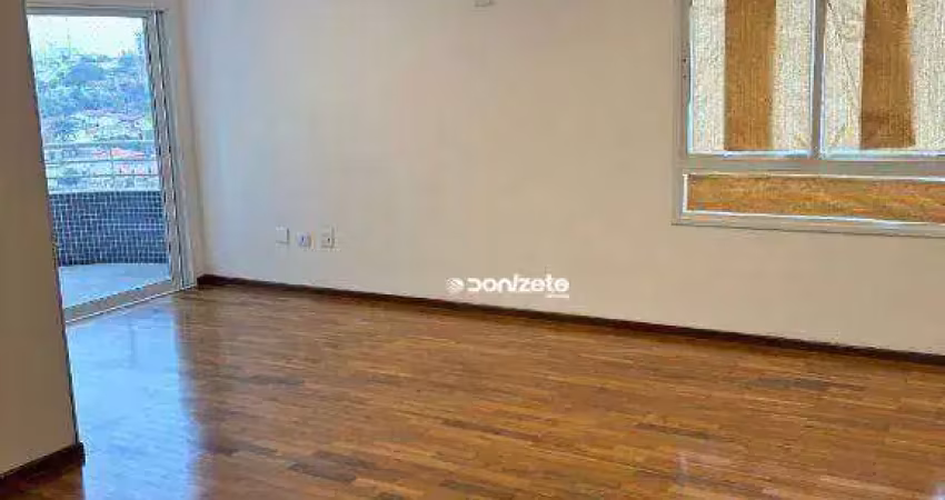 Apartamento com 2 dormitórios para alugar, 98 m² por r$ 4.795,06/mês - jardim - santo andré/sp