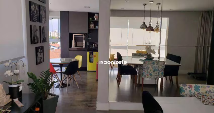 Apartamento com 4 dormitórios à venda, 139 m² por r$ 1.650.000,00 - jardim - santo andré/sp