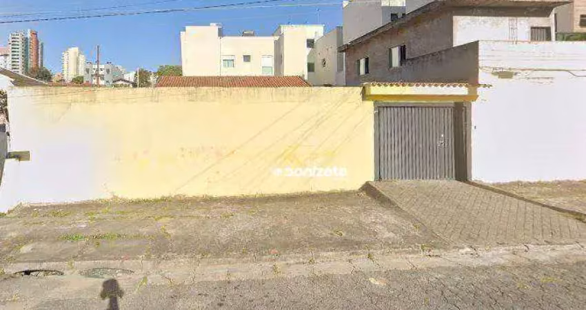 Terreno à venda, 200 m² por r$ 999.000,00 - jardim - santo andré/sp