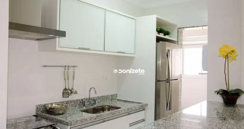 Apartamento com 2 dormitórios à venda, 60 m² por r$ 710.000,00 - campestre - santo andré/sp