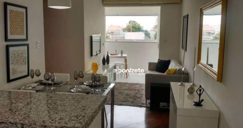 Apartamento com 2 dormitórios à venda, 60 m² por r$ 710.000,00 - campestre - santo andré/sp