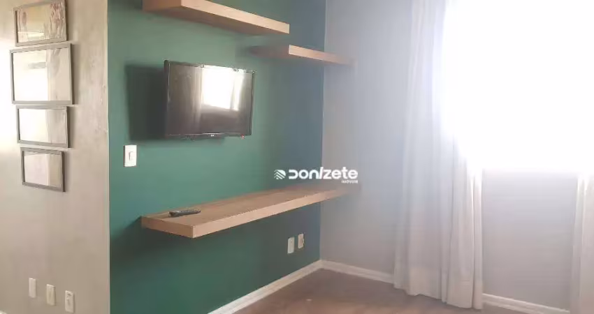 Flat com 1 dormitório à venda, 43 m² por r$ 310.000,00 - vila bastos - santo andré/sp