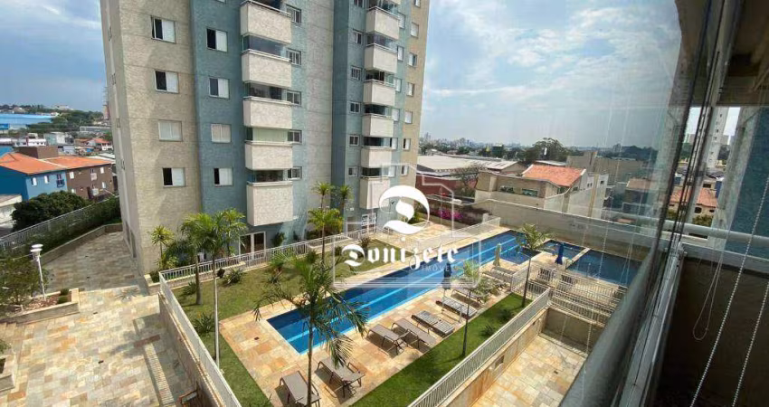 Apartamento com 2 dormitórios à venda, 70 m² por R$ 620.000,00 - Vila Valparaíso - Santo André/SP
