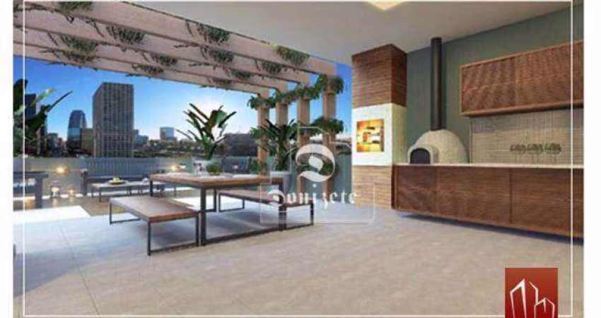 Apartamento com 1 dormitório à venda, 41 m² por R$ 317.900,00 - Vila Valparaíso - Santo André/SP