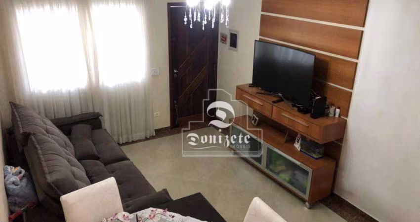 Sobrado com 2 dormitórios à venda, 93 m² por R$ 680.000,00 - Vila Alzira - Santo André/SP