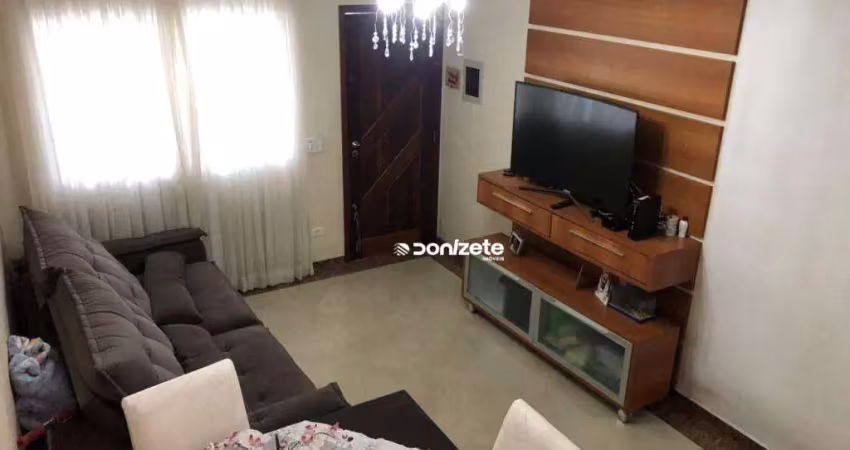 Sobrado com 2 dormitórios à venda, 93 m² por r$ 679.000,00 - vila alzira - santo andré/sp