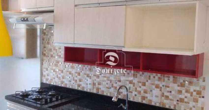 Apartamento com 2 dormitórios, 53 m² - venda por R$ 359.999,99 ou aluguel por R$ 2.433,33/mês - Vila Homero Thon - Santo André/SP
