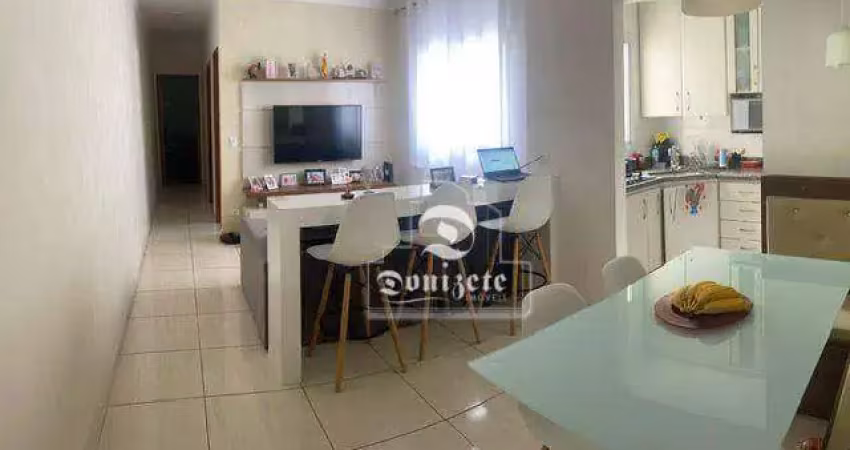 Cobertura com 2 dormitórios à venda, 124 m² por r$ 515.000,00 - campestre - santo andré/sp