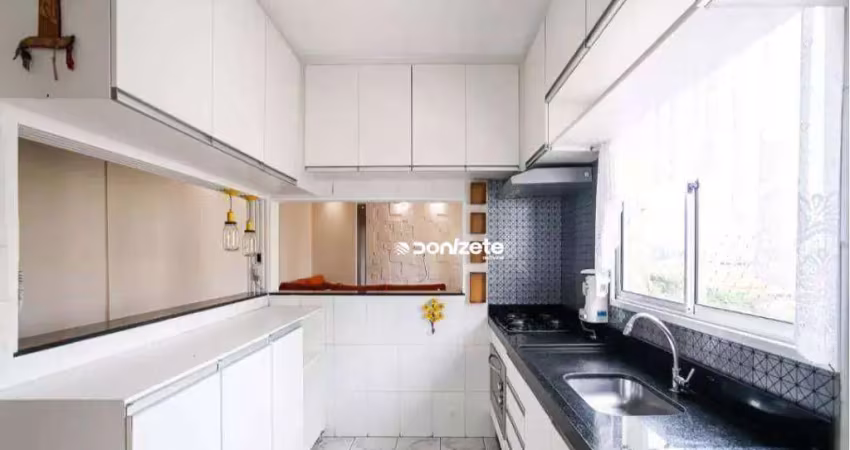 Apartamento com 2 dormitórios à venda, 65 m² por r$ 420.000,00 - parque das nações - santo andré/sp