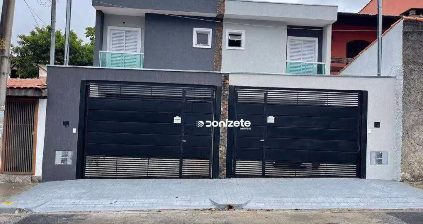 Sobrado com 2 dormitórios à venda, 70 m² por r$ 535.000,00 - parque das nações - santo andré/sp