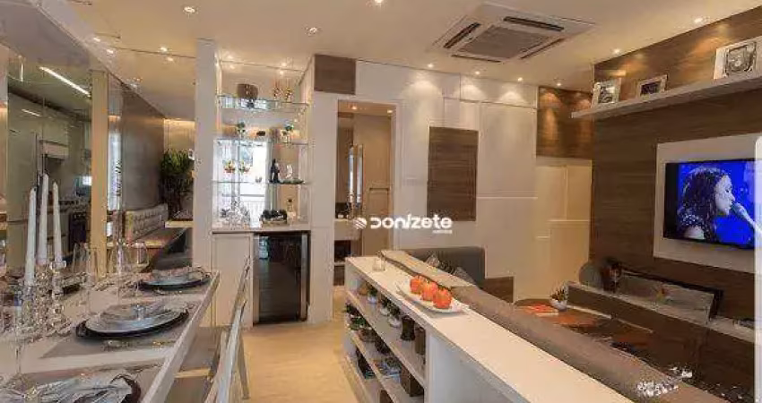 Apartamento com 3 dormitórios à venda, 57 m² por r$ 436.400,00 - vila valparaíso - santo andré/sp