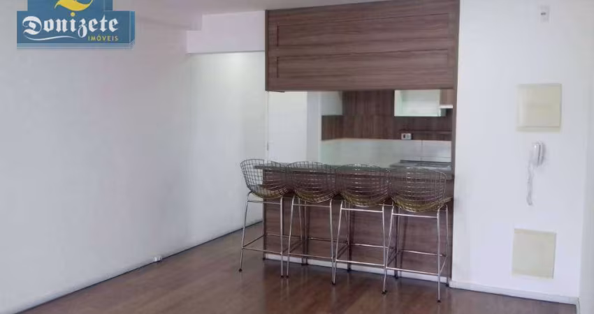 Apartamento com 2 dormitórios, 76 m² - venda por R$ 585.000,00 ou aluguel por R$ 3.400,00/mês - Jardim - Santo André/SP