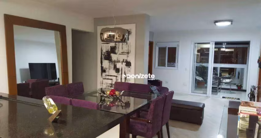 Apartamento com 2 dormitórios, 105 m² - venda por r$ 1.270.000,01 ou aluguel por r$ 6.400,00/mês - jardim - santo andré/sp