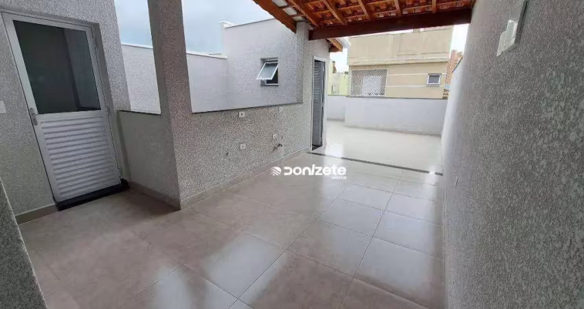 Cobertura à venda, 96 m² por r$ 437.700,00 - vila pires - santo andré/sp