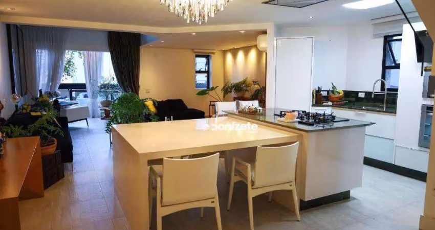 Apartamento duplex à venda, 150 m² por r$ 1.750.000,00 - jardim - santo andré/sp