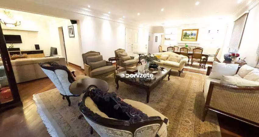Apartamento com 4 dormitórios à venda, 309 m² por r$ 2.500.000,00 - jardim - santo andré/sp
