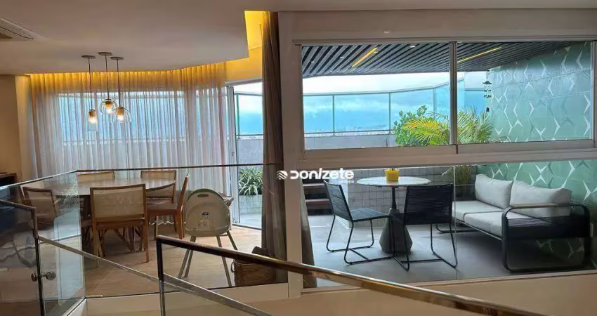 Cobertura com 2 dormitórios, 182 m² - venda por r$ 3.500.000,00 ou aluguel por r$ 11.903,00/mês - jardim - santo andré/sp