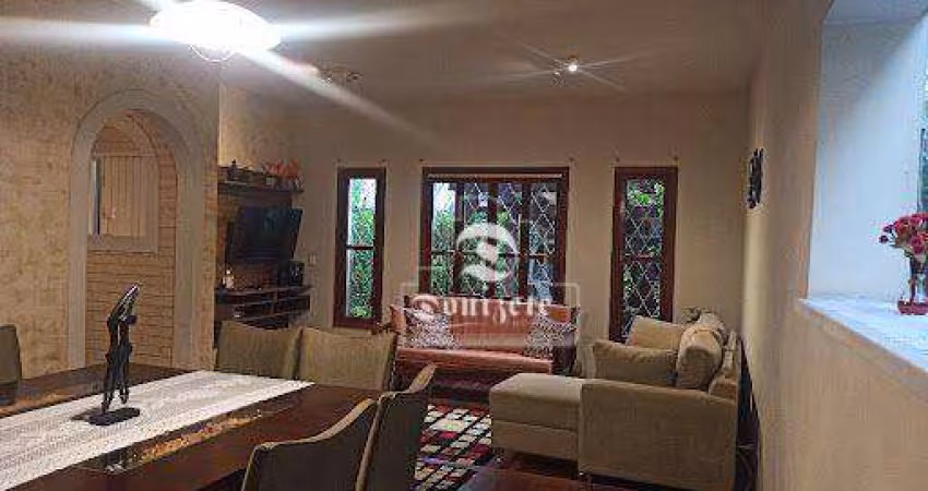 Sobrado com 4 dormitórios à venda, 301 m² por R$ 1.690.000,00 - Vila Homero Thon - Santo André/SP