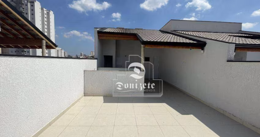 Cobertura com 2 dormitórios à venda, 122 m² por R$ 480.000,00 - Vila Pires - Santo André/SP