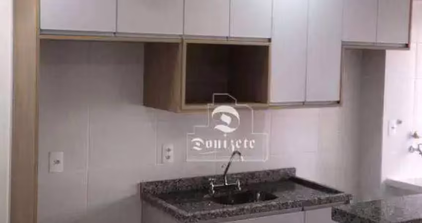 Apartamento com 2 dormitórios para alugar, 47 m² por r$ 3.140,00/mês - centro - santo andré/sp