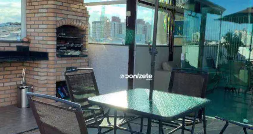 Cobertura com 2 dormitórios à venda, 120 m² por r$ 660.000,00 - paraíso - santo andré/sp