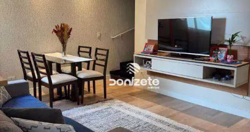 Cobertura com 2 dormitórios à venda, 120 m² por r$ 640.000,00 - paraíso - santo andré/sp