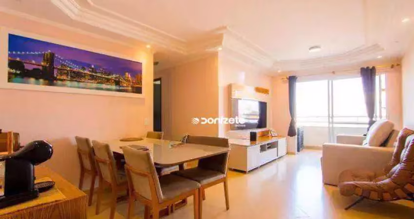 Apartamento com 3 dormitórios, 90 m² - venda por r$ 750.000,00 ou aluguel por r$ 3.903,00/mês - vila assunção - santo andré/sp