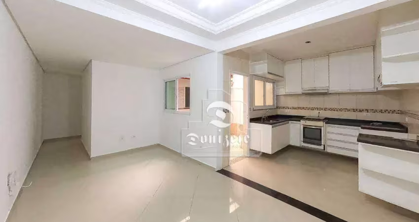 Apartamento com 3 dormitórios, 80 m² - venda por r$ 500.000,00 ou aluguel por r$ 2.645,00/mês - vila homero thon - santo andré/sp