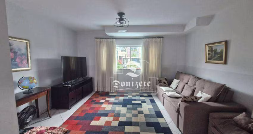 Sobrado com 3 dormitórios à venda, 196 m² por R$ 1.050.000,00 - Jardim - Santo André/SP