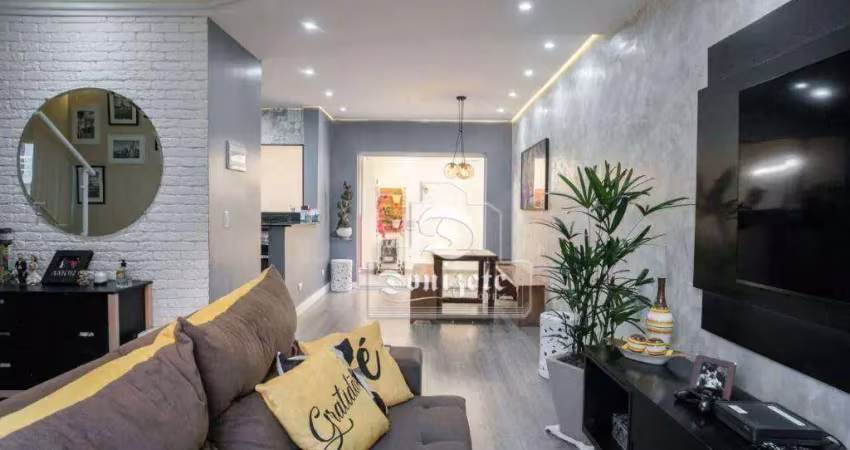 Casa com 3 dormitórios à venda, 118 m² por r$ 900.000,00 - vila homero thon - santo andré/sp