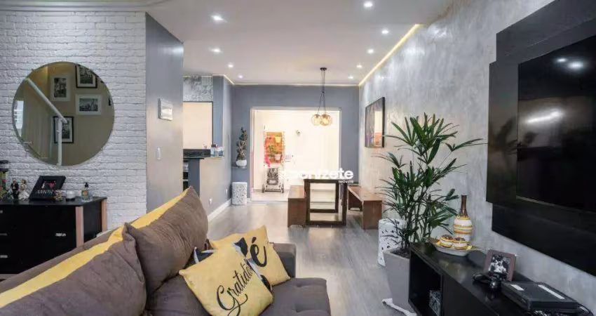 Casa com 3 dormitórios à venda, 118 m² por r$ 900.000,00 - vila homero thon - santo andré/sp