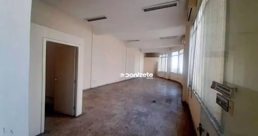 Andar corporativo para alugar, 115 m² por r$ 5.639,97/mês - centro - santo andré/sp